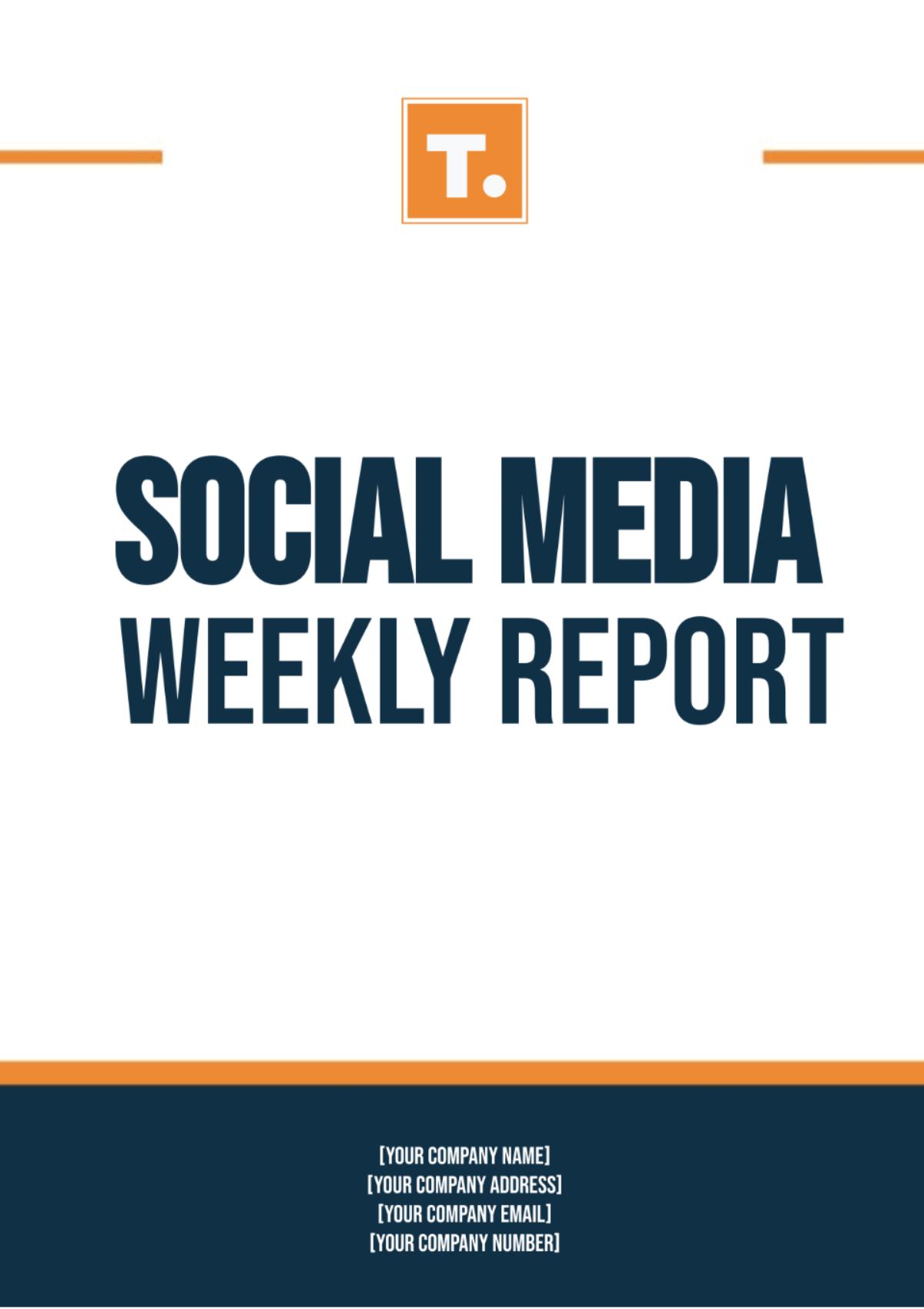 Social Media Weekly Report Template - Edit Online & Download