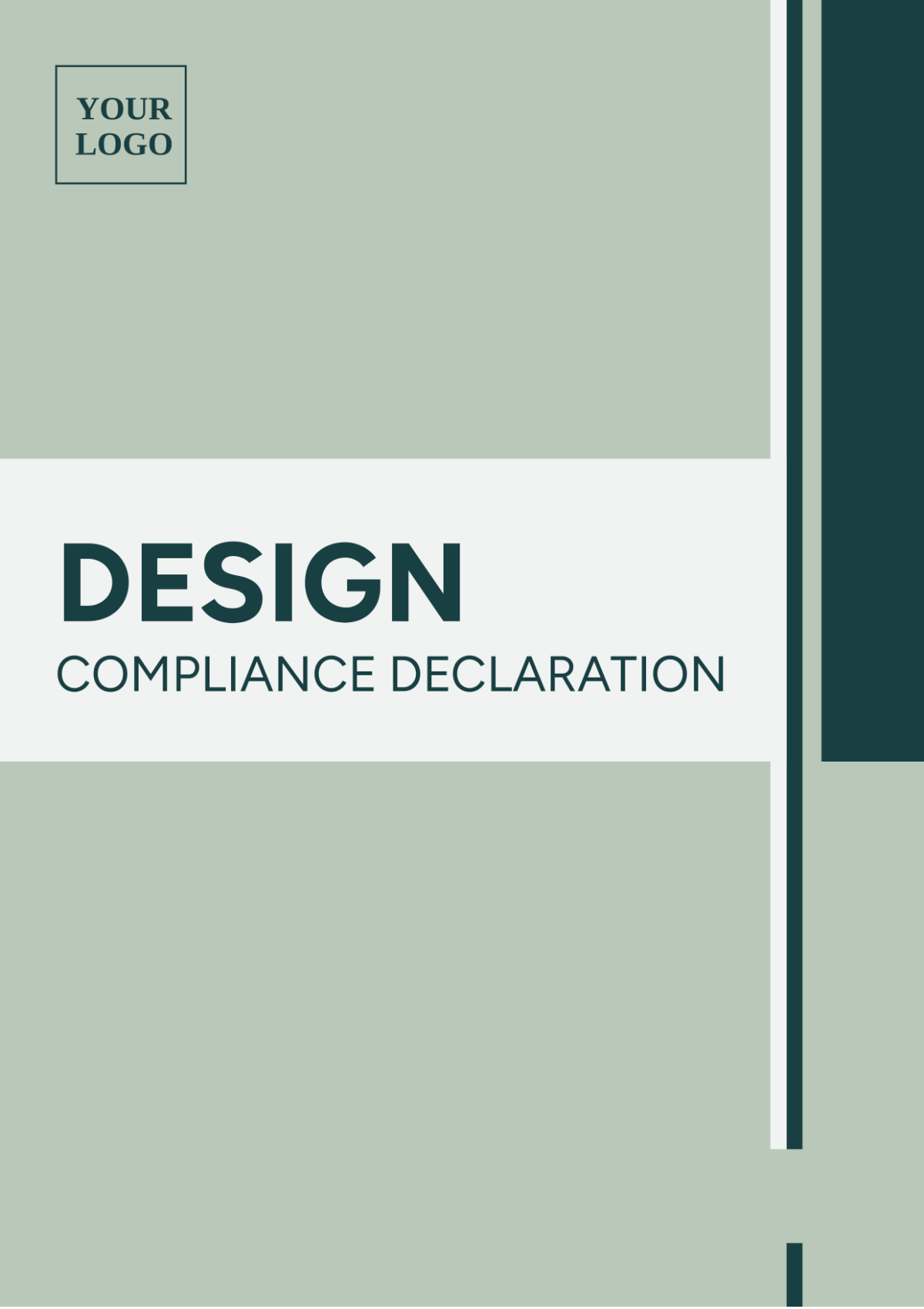 Free Design Compliance Declaration Template