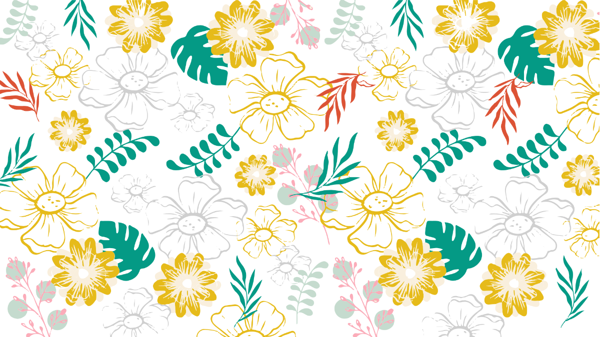 Free Abstract Floral Pattern