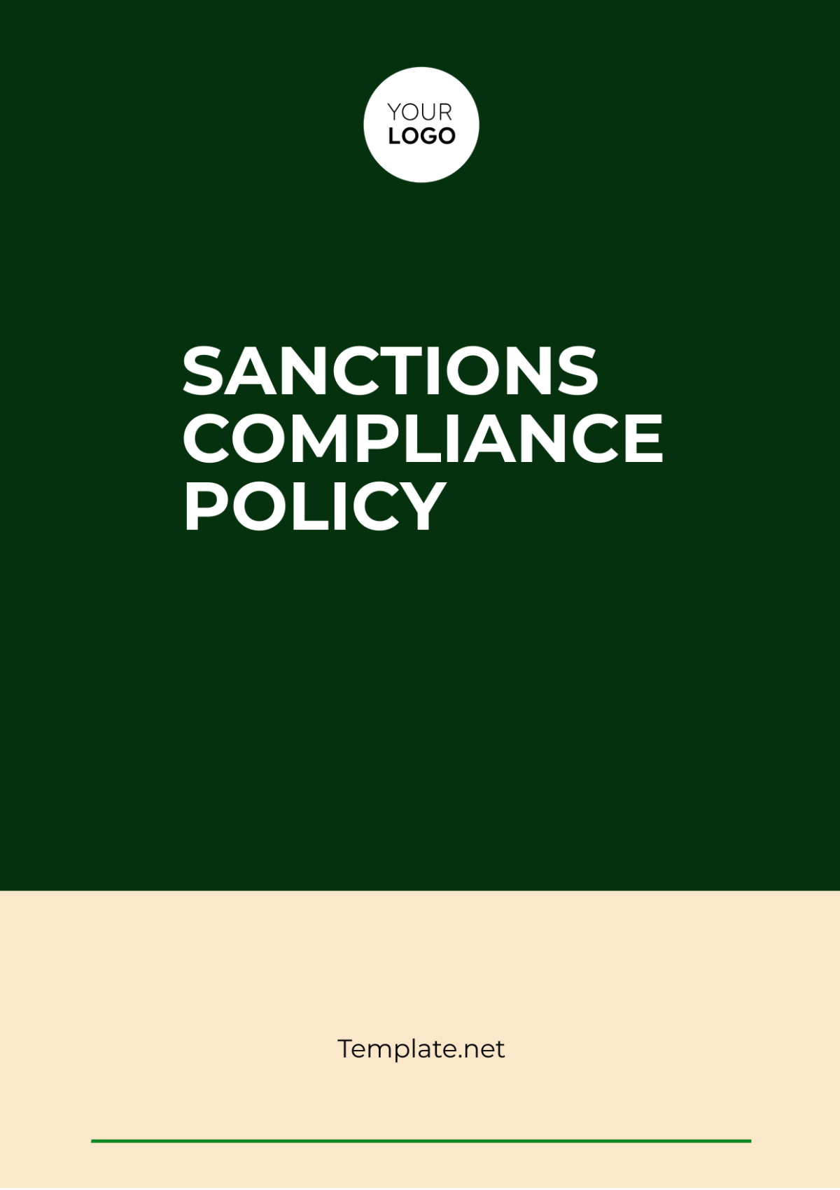 Sanctions Compliance Policy Template