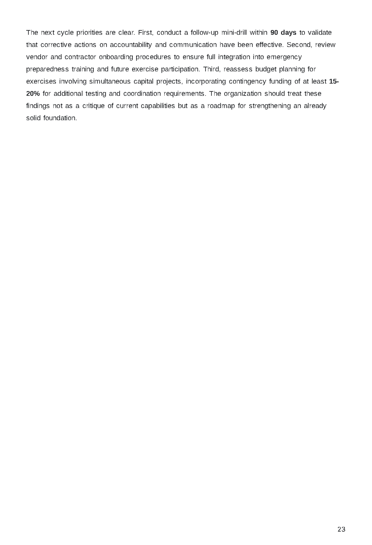 Free After Action Report Template to Edit Online
