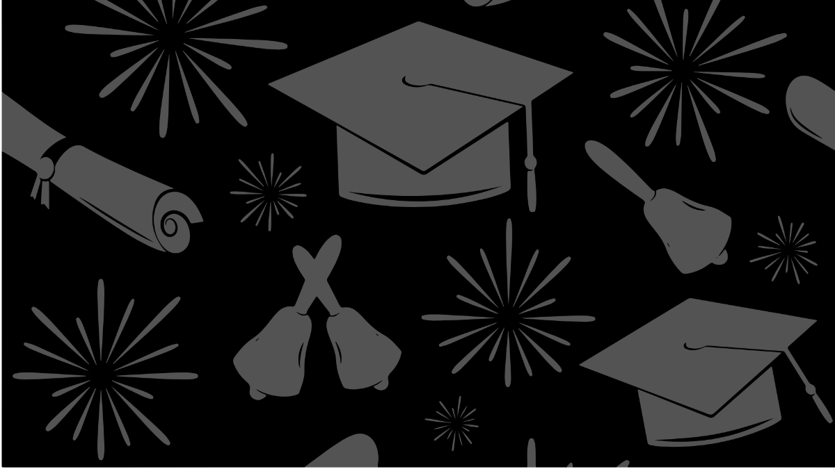 Black Graduation Background