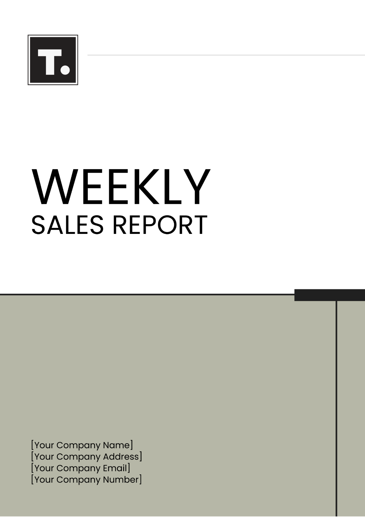 Weekly Sales Report Template - Edit Online & Download