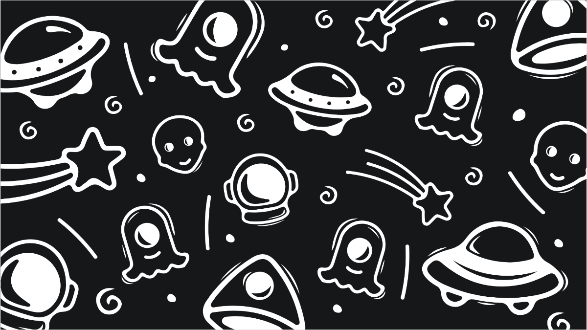 Space Doodle Pattern 