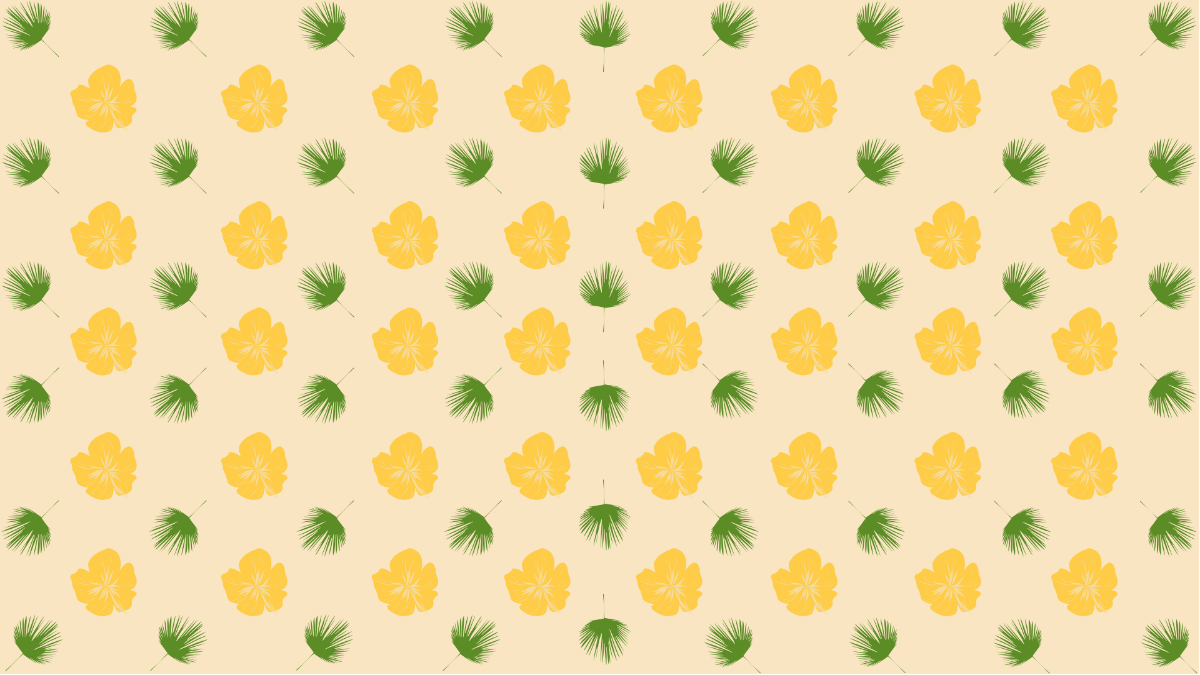 Free Tropical Leaves Pattern 