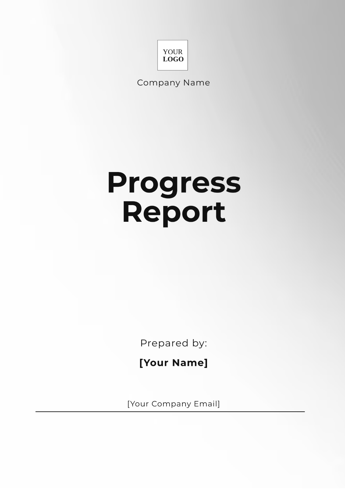 Progress Report Template - Edit Online & Download