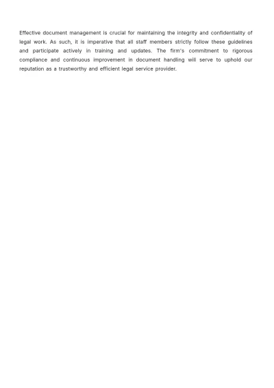 Free Law Firm Document Procedure Template to Edit Online