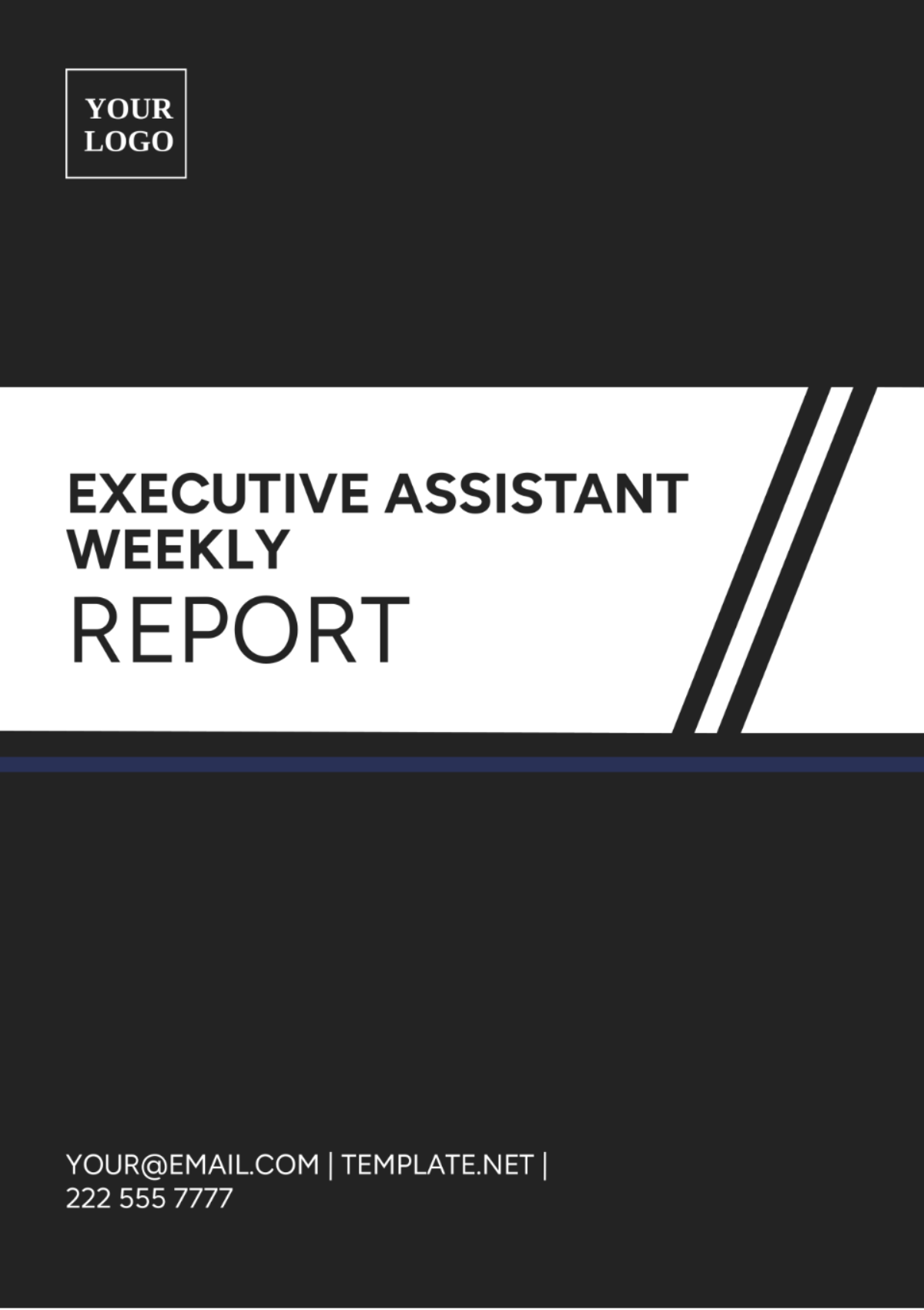 Free Executive Assistant Weekly Report Template