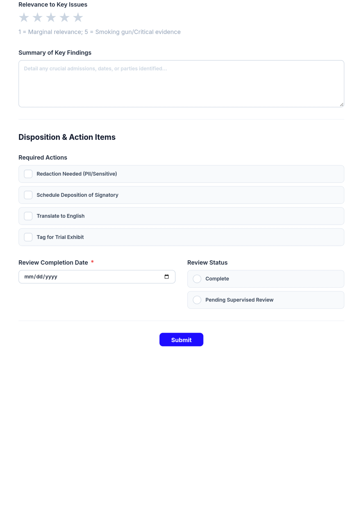 Free Law Firm Document Review Checklist Template & AI Maker Free Law Firm Document Review Checklist Template & AI Maker