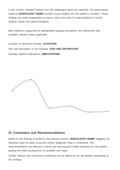 Free Radiology Report Template to Edit Online