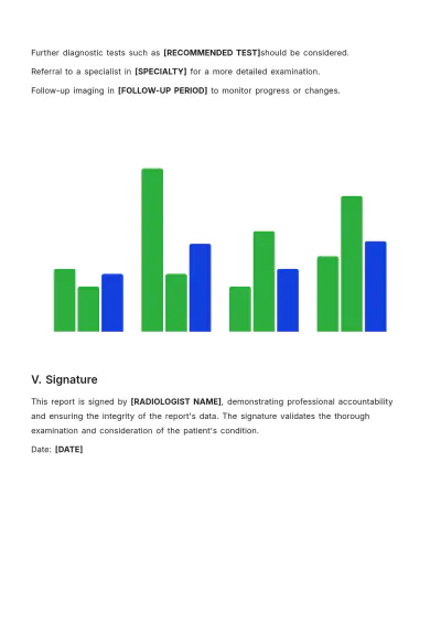 Free Radiology Report Template to Edit Online