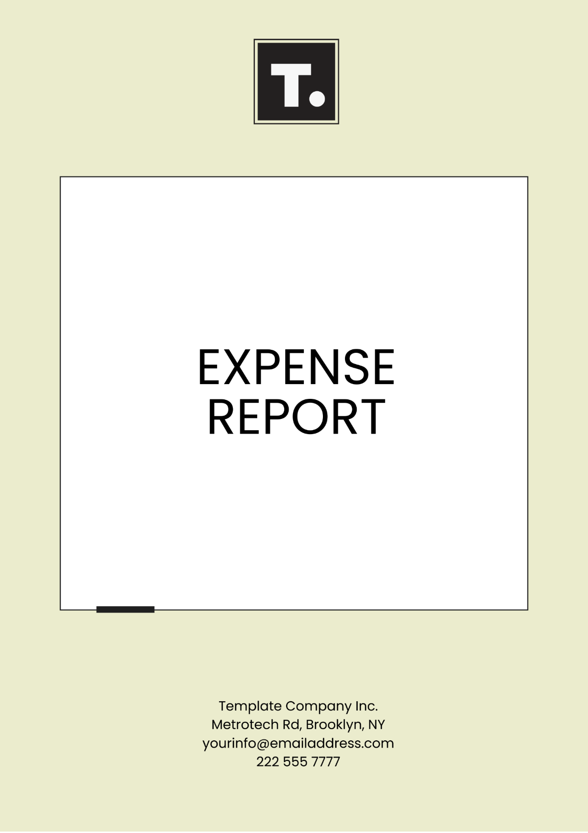 Expense Report Template - Edit Online & Download