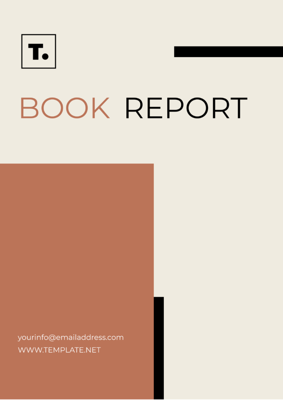 Book Report Template