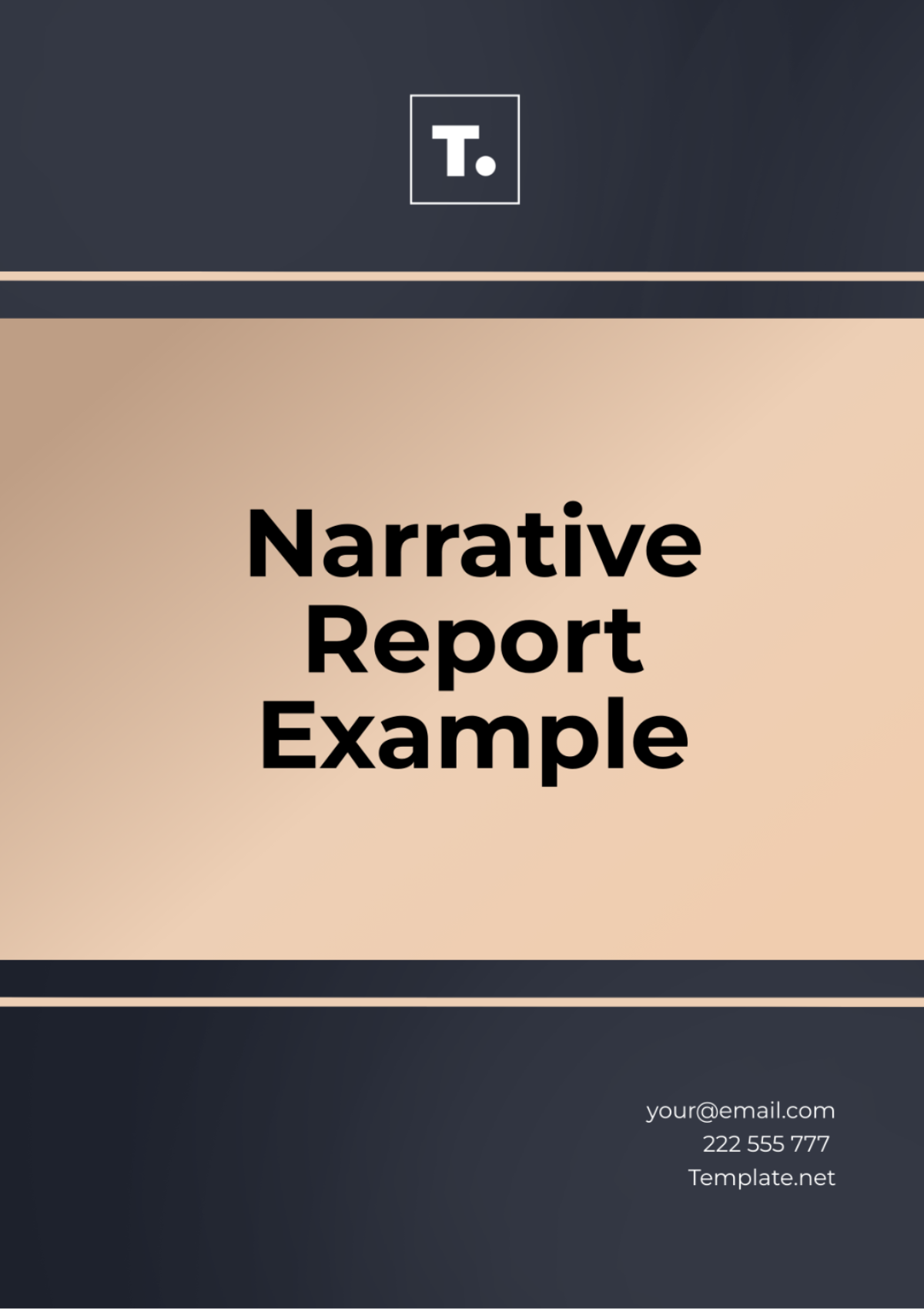 Narrative Report Example Template