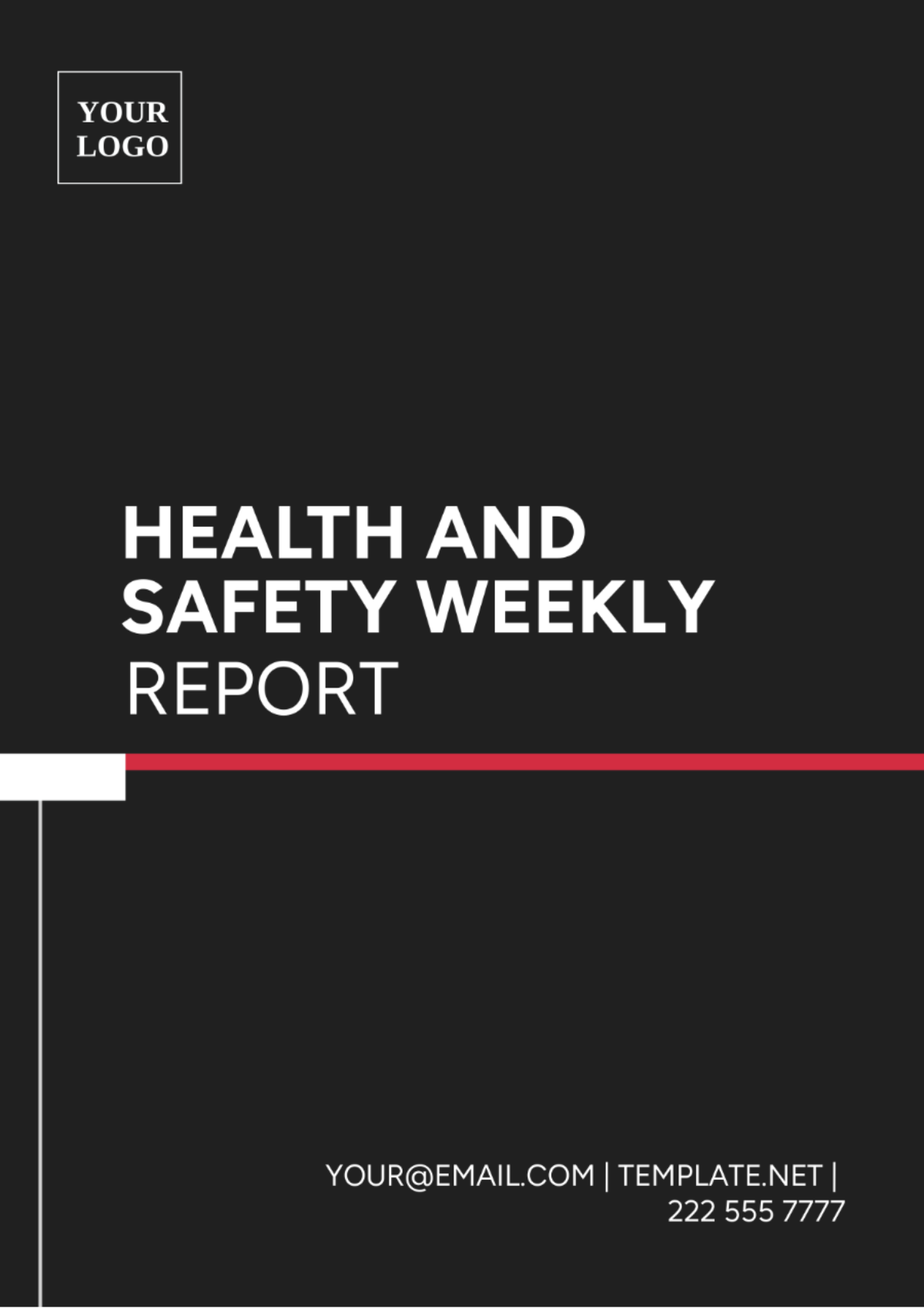 Health And Safety Weekly Report Template