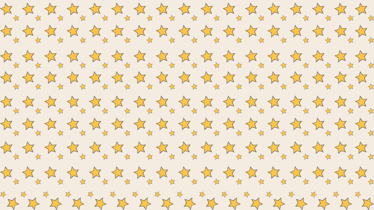Free Yellow Star Pattern