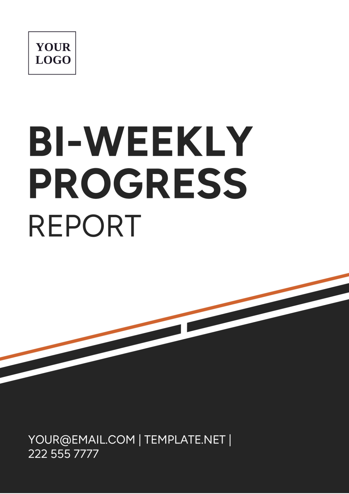 Bi Weekly Progress Report Template - Edit Online & Download