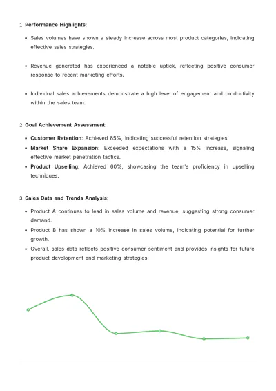 Free Sales Weekly Report Printable Template to Edit Online