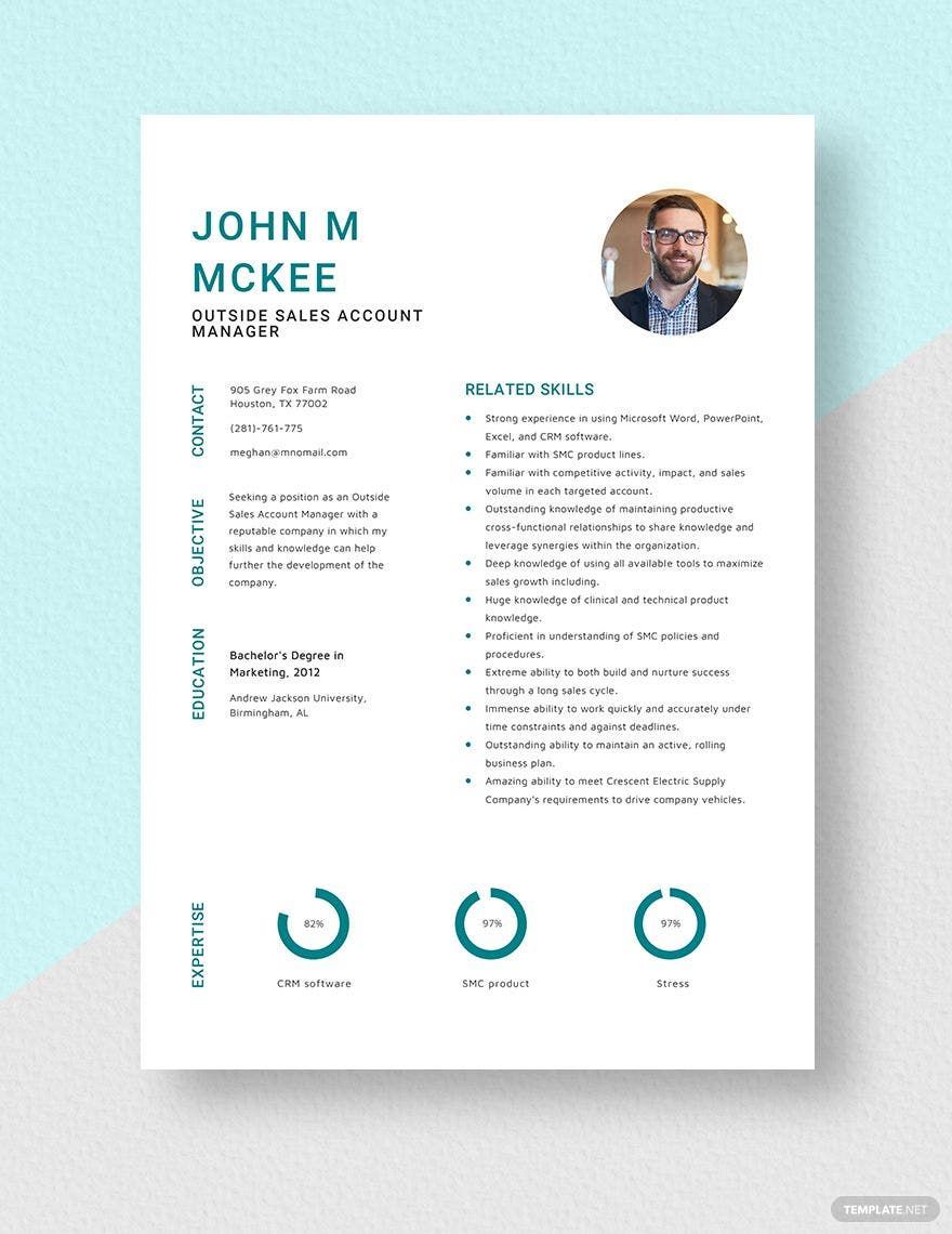 Outside Sales Account Manager Resume
