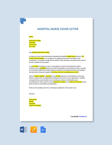 cover letter example for hospital administration