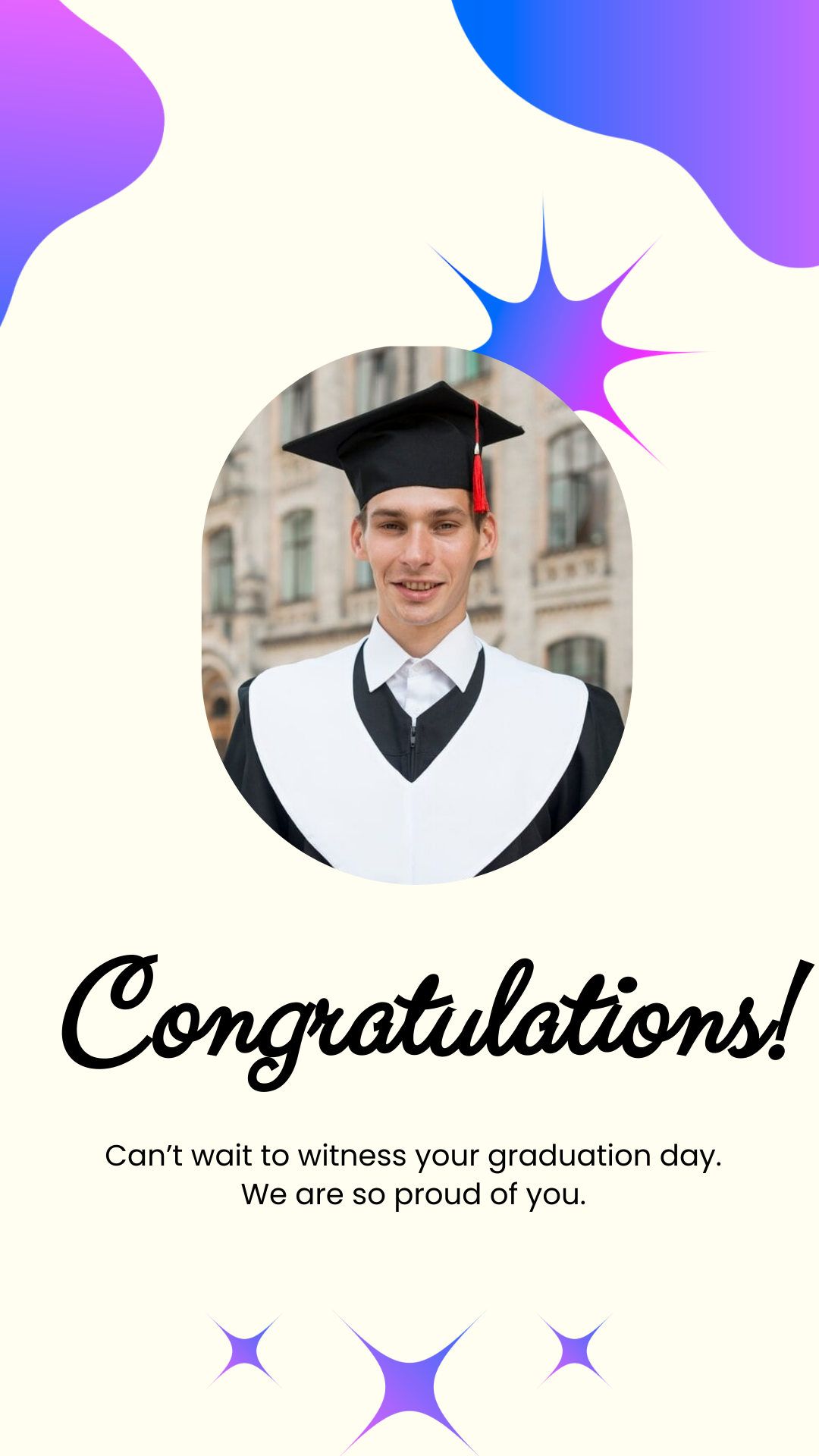 Free Congratulations Graduation Ceremony Instagram Post