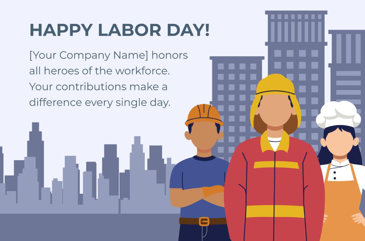 Labour day Banner Template