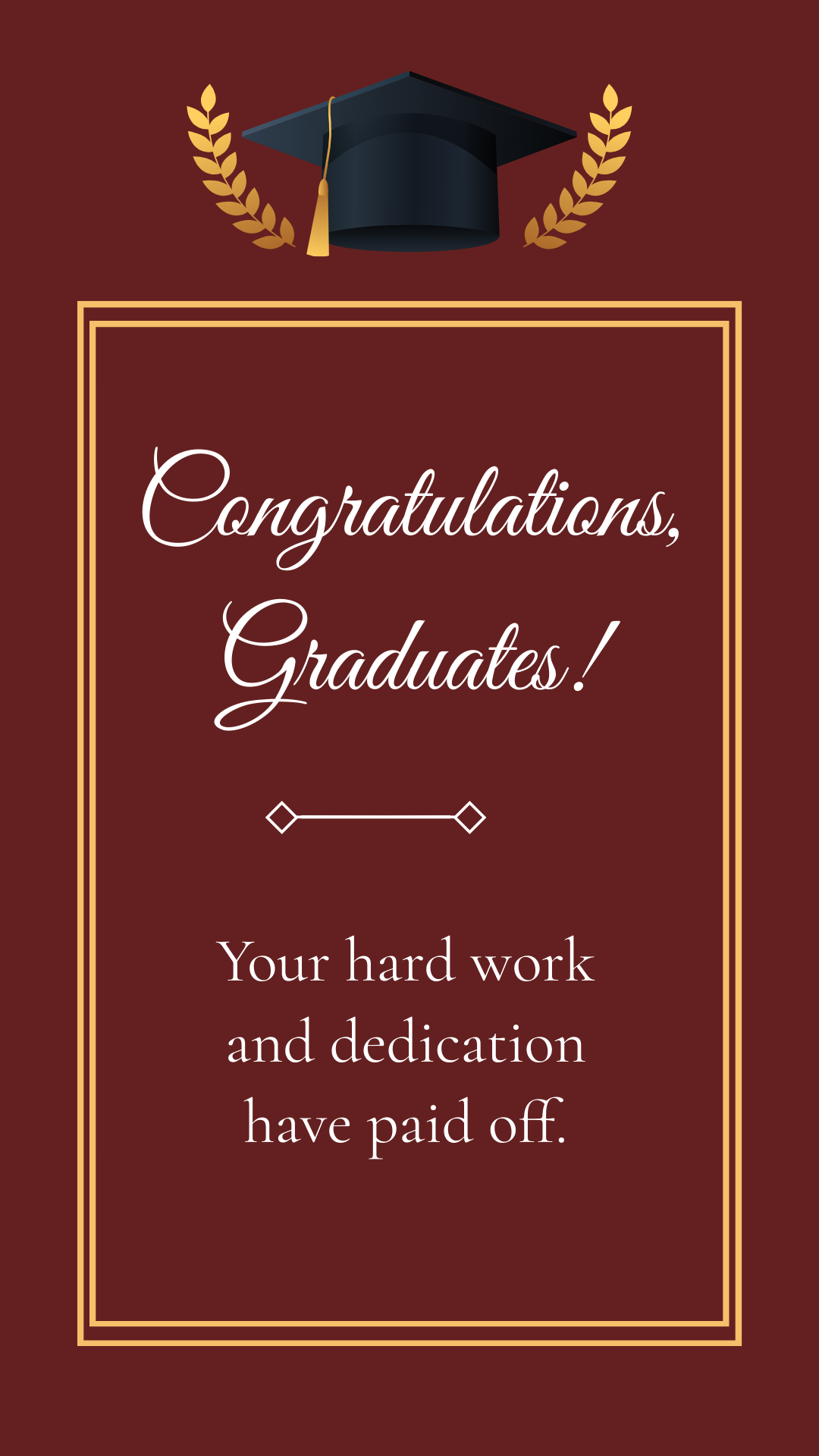 Congratulations Graduate Card Template