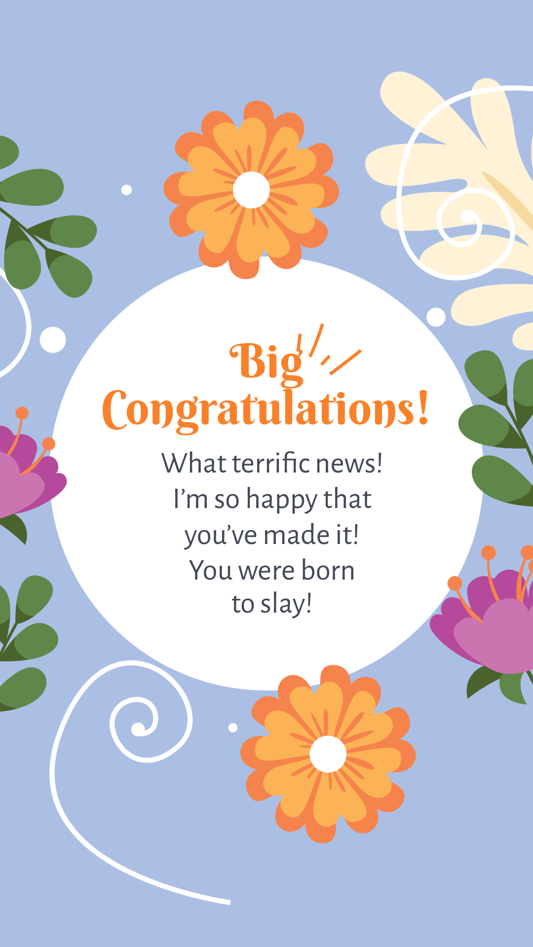 Free Congratulations Greeting Card Template
