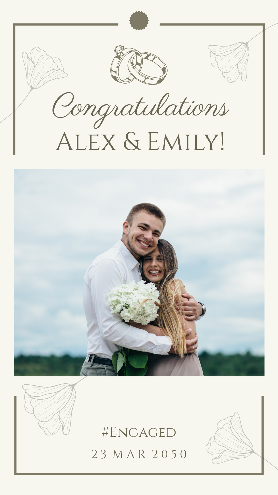 Free Congratulations Couple Instagram Story Template
