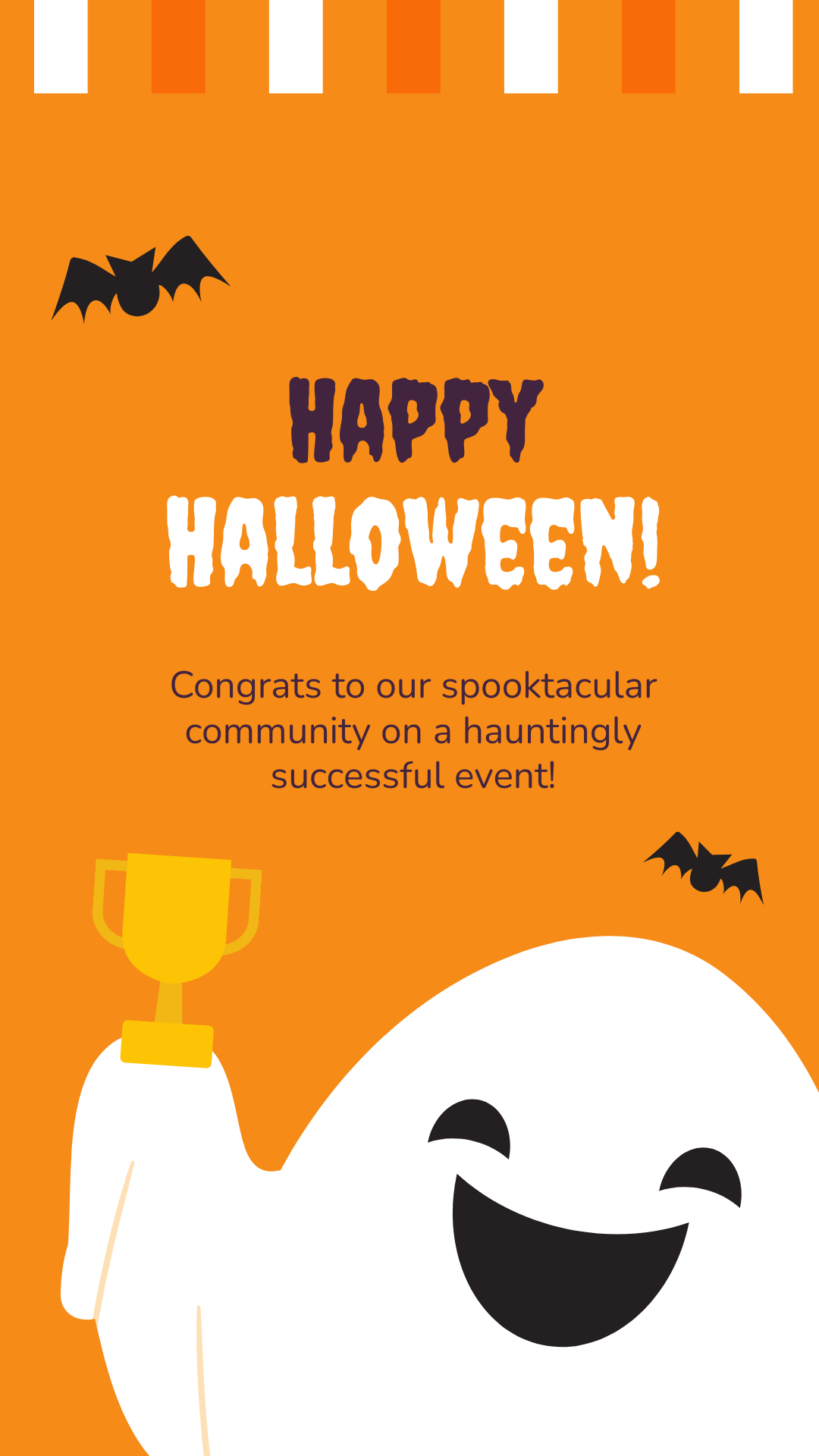Halloween Congratulations Instagram Story