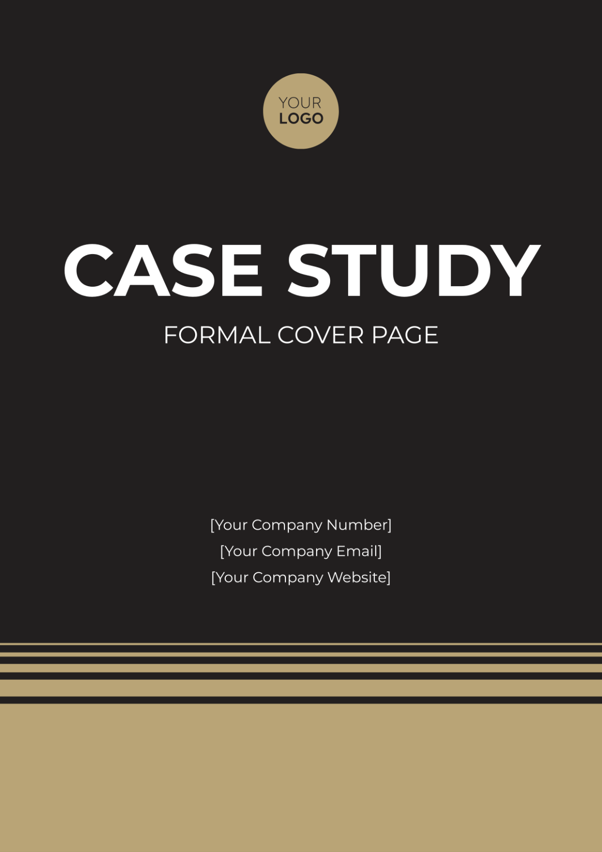 Case Study Formal Cover Page