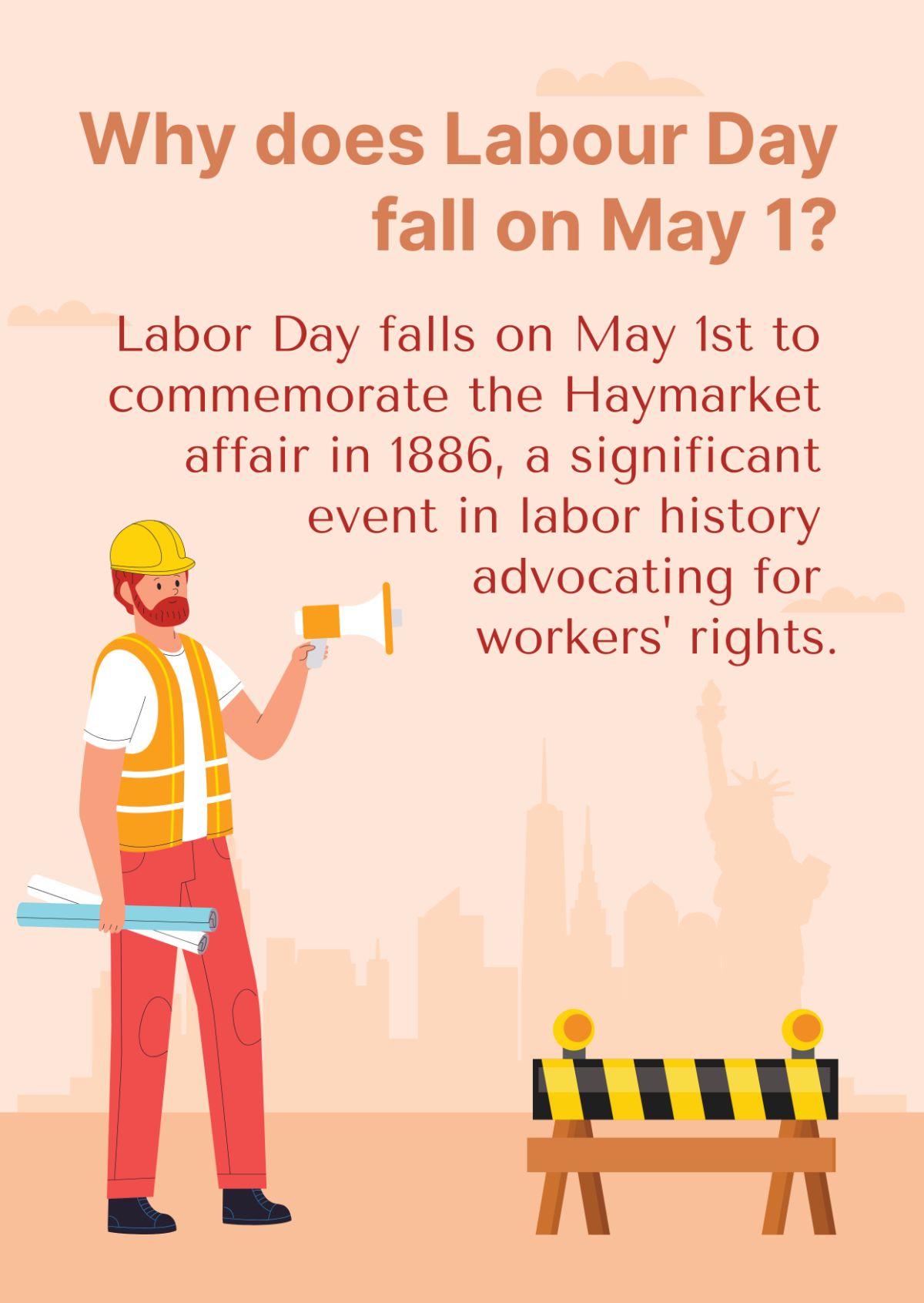 Free Why May 1 is Labour Day Template