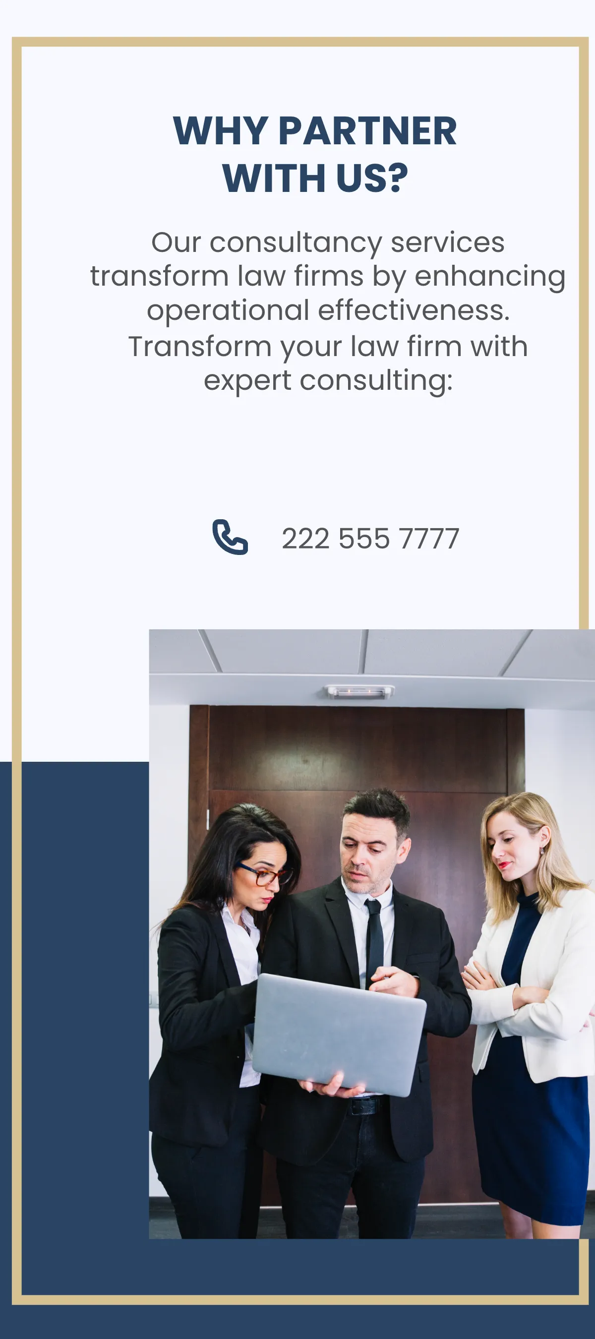 Free Law Firm Consultant Rack Card Template to Edit Online