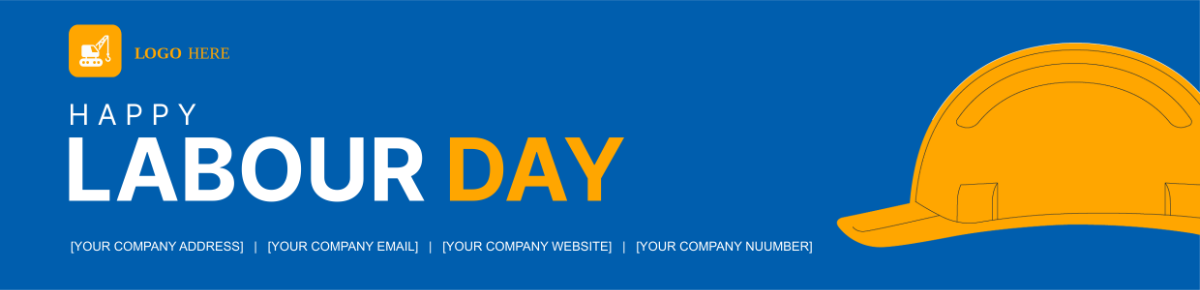 Happy Labour Day Header Template