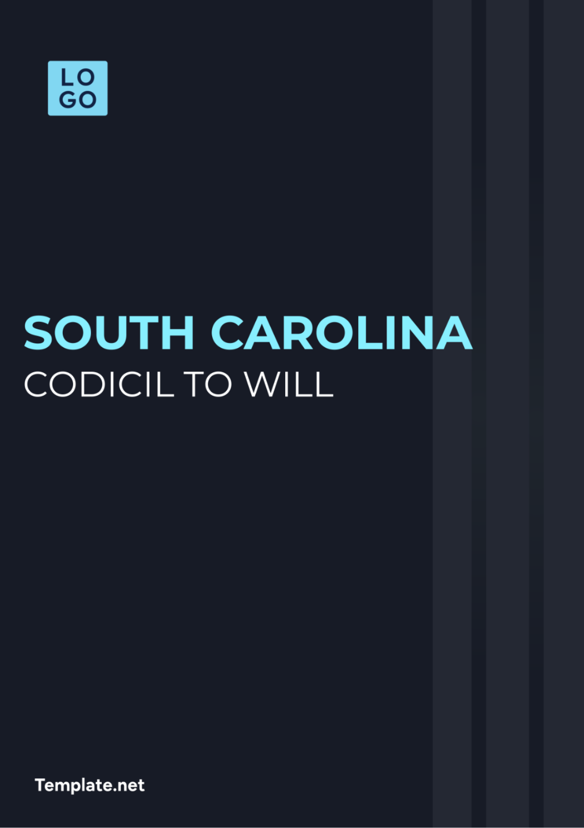 South Carolina Codicil to Will Template