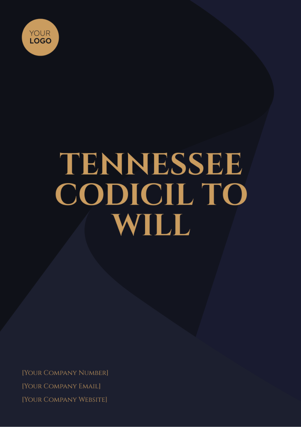 Tennessee Codicil to Will Template