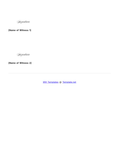 Free Texas Codicil to Will Template to Edit Online