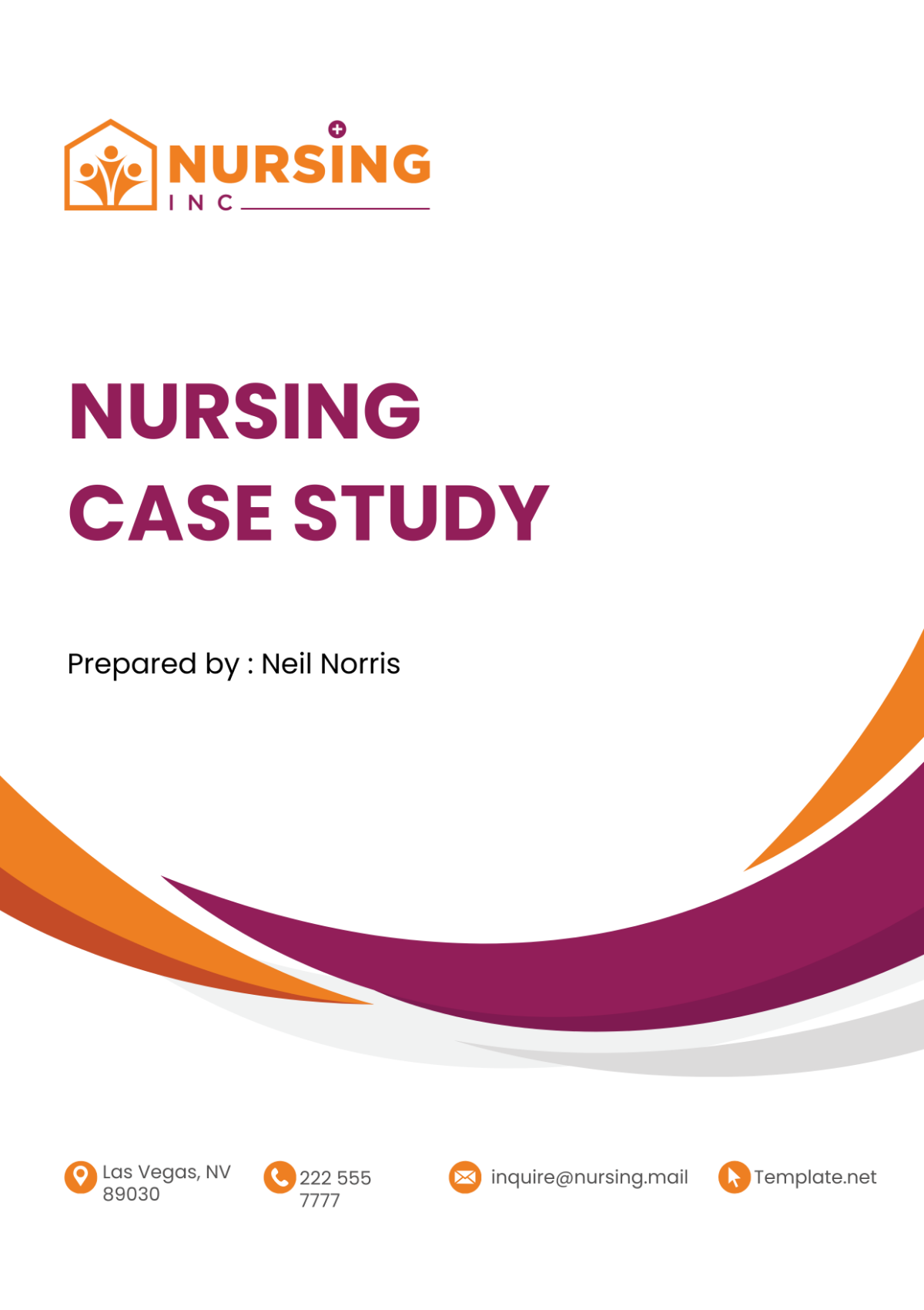 Nursing Case Study Template