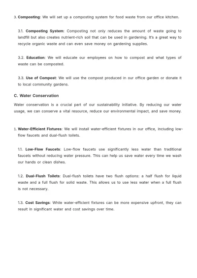 Free Law Firm Sustainability Initiative Procedure Template to Edit Online