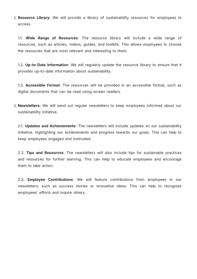 Free Law Firm Sustainability Initiative Procedure Template to Edit Online