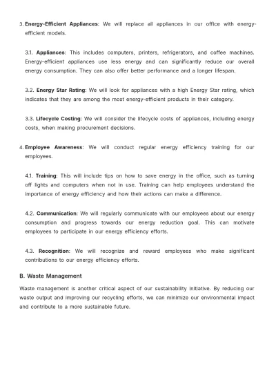 Free Law Firm Sustainability Initiative Procedure Template to Edit Online