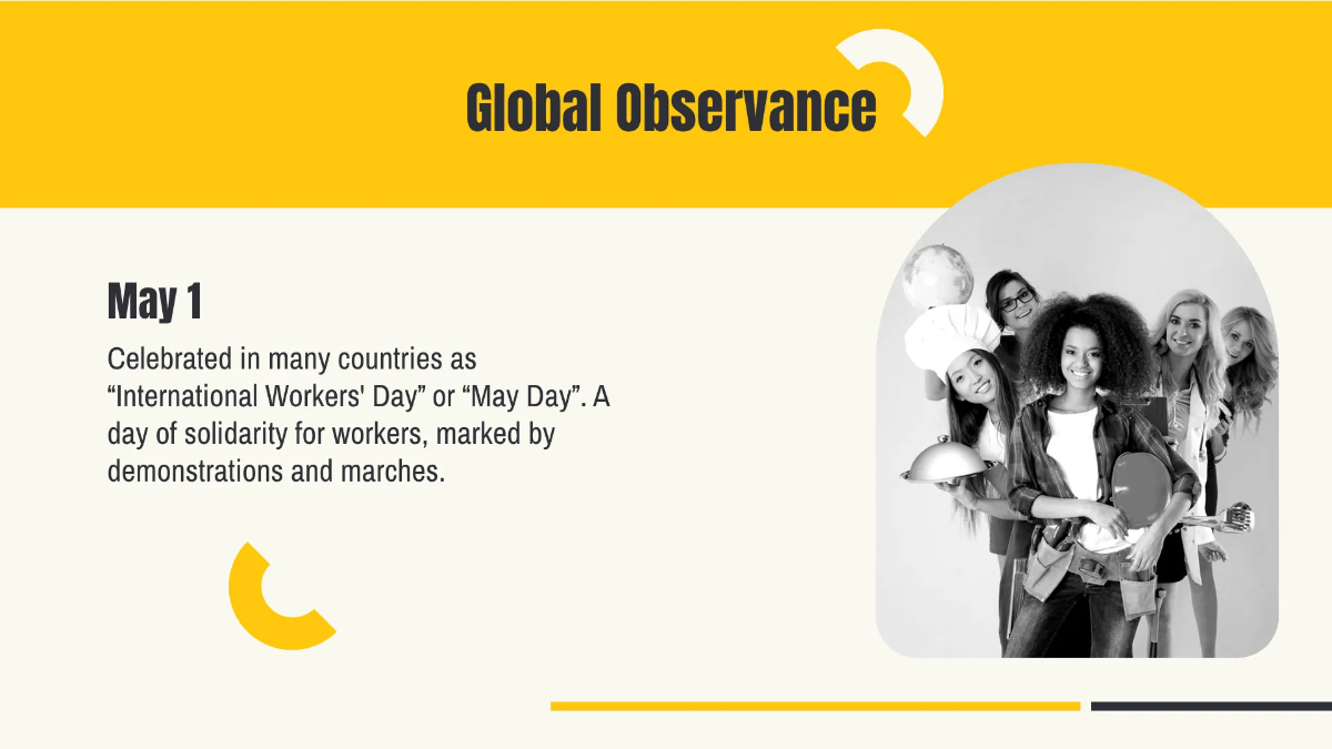 Free Labour day PPT Template to Edit Online