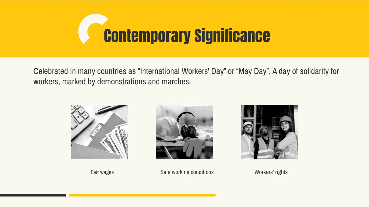 Free Labour day PPT Template to Edit Online