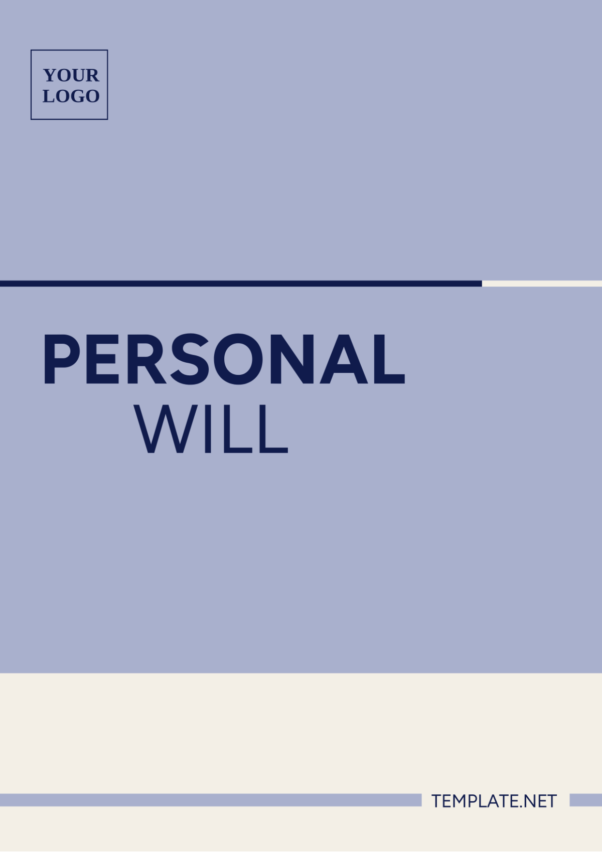 Personal Will Template