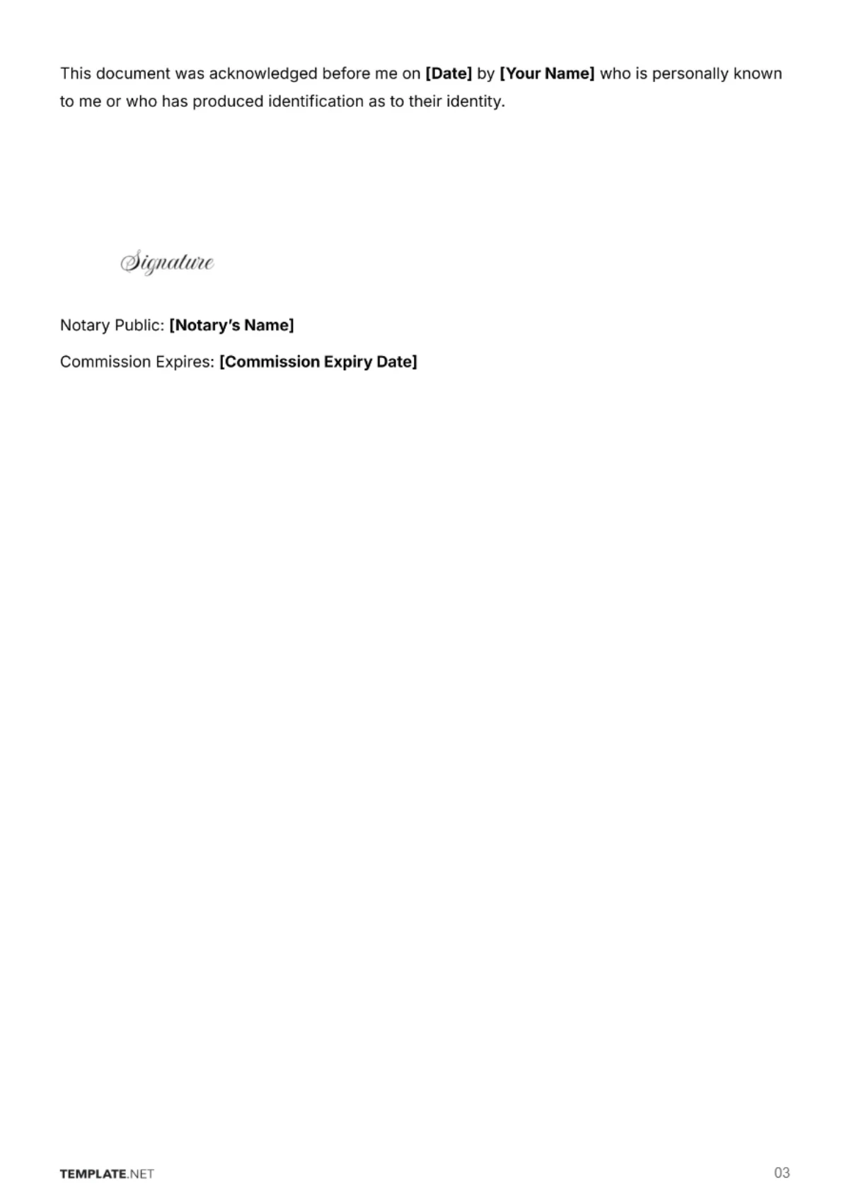 Free Michigan Codicil to Will Template to Edit Online