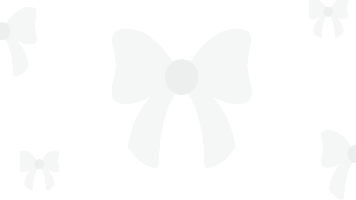 White Bow Transparent Background