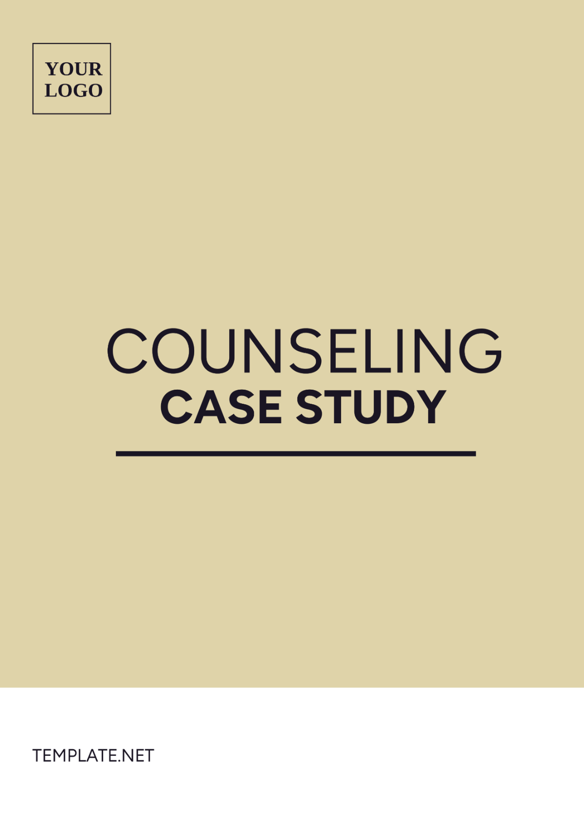 Counselling Case Study Template