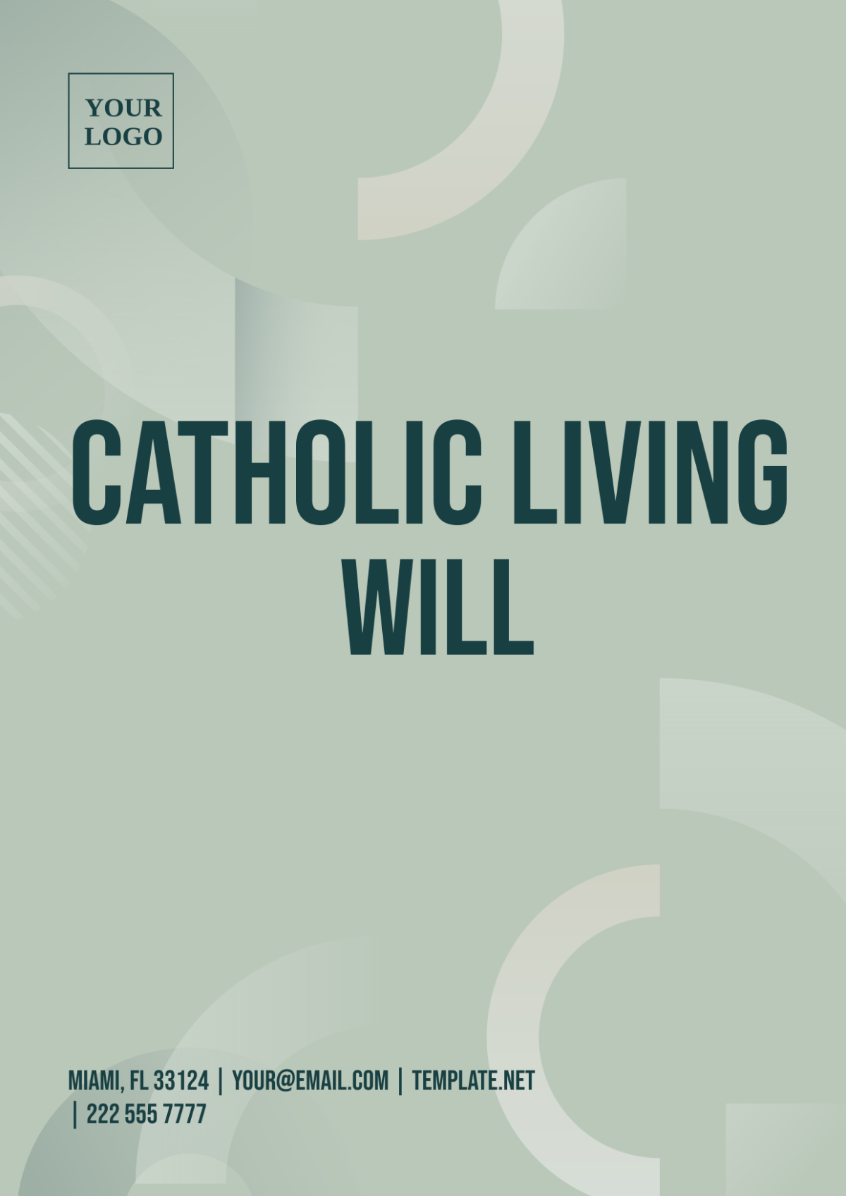Catholic Living Will Template