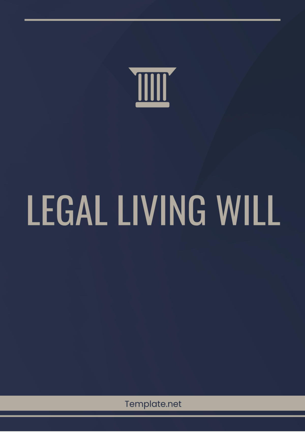 Legal Living Will Template