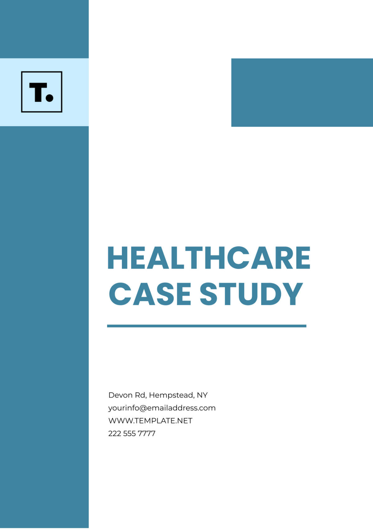 Healthcare Case Study Template - Edit Online & Download